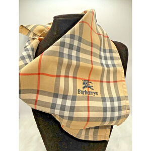 Vintage Burberrys Nova Check Cotton Handkerchief/Scarf